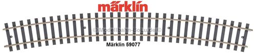Märklin I 59077 gebogenes Gleis, Radius 1.715 mm, 22,5 ° (1 Stück)