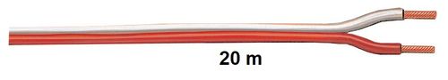 LGB 50130 Doppellitze, orange/weiß, 20 m