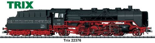 Trix H0 22376 Güterzug-Dampflokomotive mit Schlepptender (werkseitig ausverkauft)
