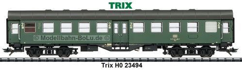 Trix H0 23494 Vierachsiger Umbauwagen Byg 514, 2.Kl., DB (werkseitig ausverkauft)