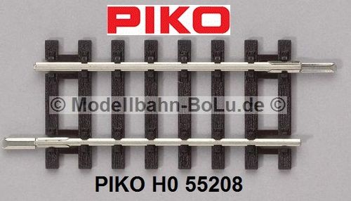 PIKO H0 55208-2 Übergangs-Gleis, Universal, GUE62-U (VE 2 Stück)