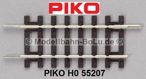PIKO H0 55207-1 Übergangs-Gleis, Hohlprofil, GUE62-H (1 Stück)