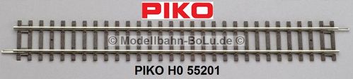 PIKO H0 55201-6 Gerade, G 231 mm (VE 6 Stück)