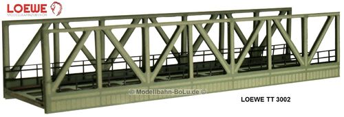 LOEWE TT 3002 Kastenbrücke, eingleisig, Lasercut (werkseitig ausverkauft)