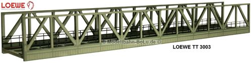 LOEWE TT 3003 Kastenbrücke, eingleisig, Lasercut (werkseitig ausverkauft)