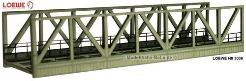LOEWE H0 3009 Schmalspur-Gitterbrücke, eingleisig / HOe- und HOm (werkseitig ausverkauft)