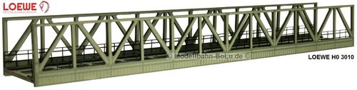 LOEWE H0 3010 Schmalspur-Gitterbrücke, eingleisig / HOe- und HOm (werkseitig ausverkauft)