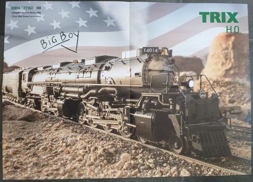 TRIX 347868 A2 Posterprospekt Big Boy