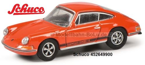 Schuco 452649900 Porsche 911S, blutorange 1:87
