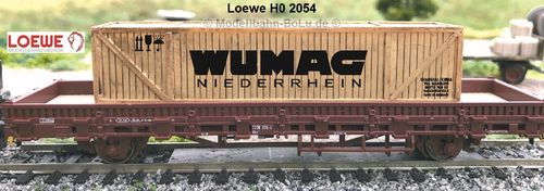LOEWE H0 2054 Maschinenkiste "WUMAG" / HO (werkseitig ausverkauft)