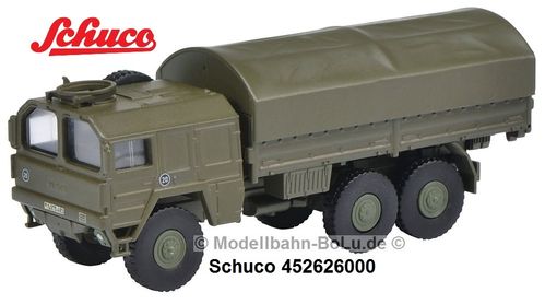Schuco 452626000 MAN 7t GL Lkw "Bundeswehr", grün 1:87