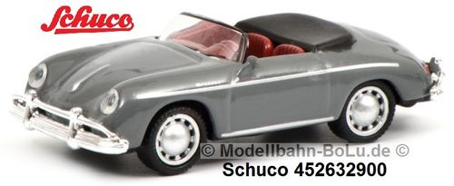 Schuco 452632900 Porsche 356 A Speedster, grau, 1:87