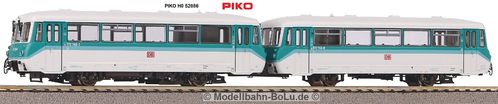 PIKO H0 52886 Sound-Dieseltriebwagen BR 772 DB AG V Wechselstromversion, inkl. PIKO Sound-Decoder