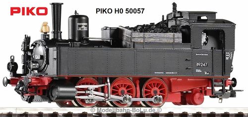 PIKO H0 50057 Dampflok BR 89.2 / sächsische VT DR III